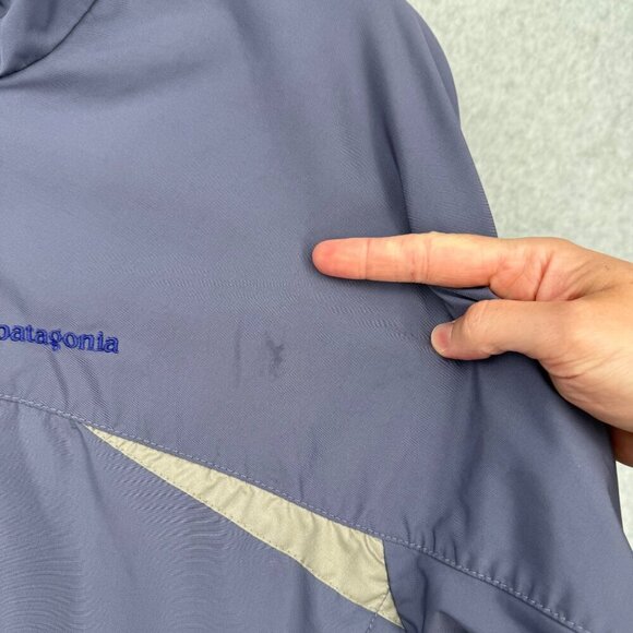 Patagonia Womens VTG Integral Jacket Size S Purple Lightweight Pockets Mock Neck - Picture 5 of 15